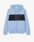 Campera Lacoste Colorblock Celeste