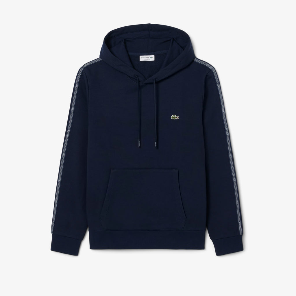 Buzo Lacoste Stripe Zipped Azul Oscuro