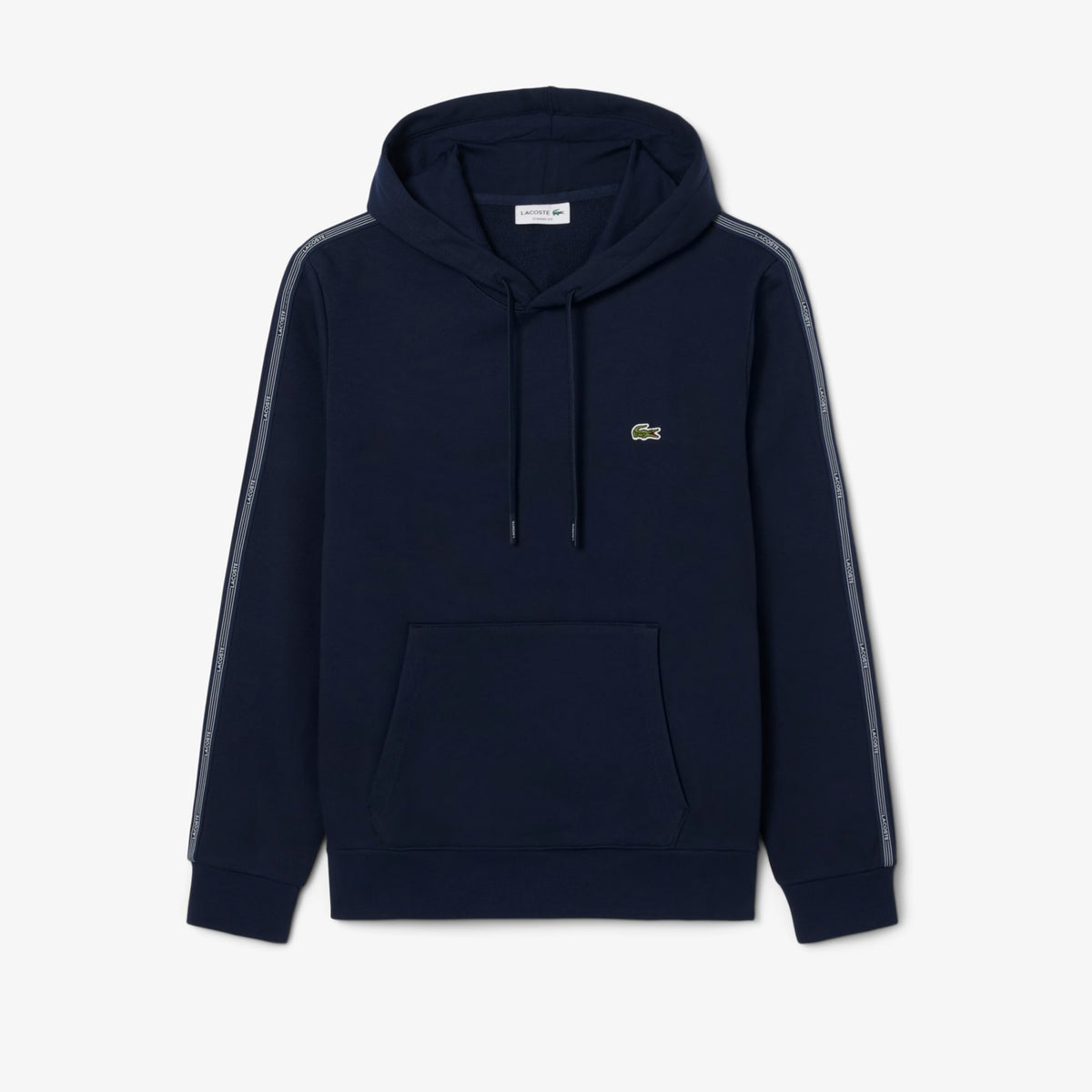 Buzo Lacoste Stripe Zipped Azul Oscuro