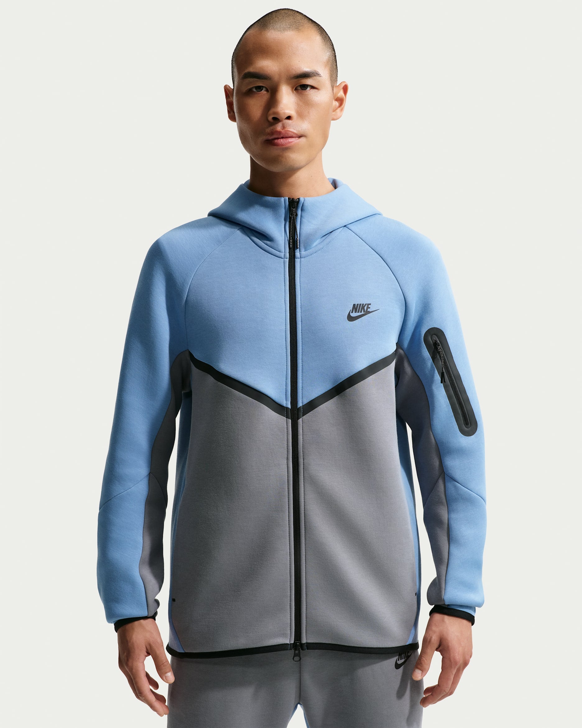 Campera Nike Tech Sky Blue