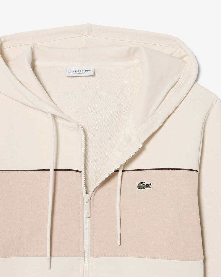 Campera Lacoste Colorblock Beige
