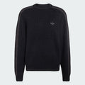 Buzo Adidas Stripes Fluffy Knit Crew Jumper Black