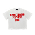 Remera Mixed Emotion Red ‘End’ Rhinestone Tee