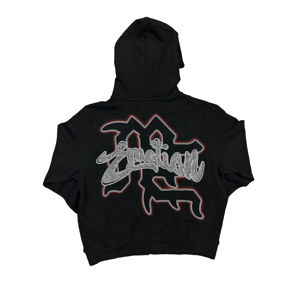 Campera Mixed Emotion Black “Rhinestone”