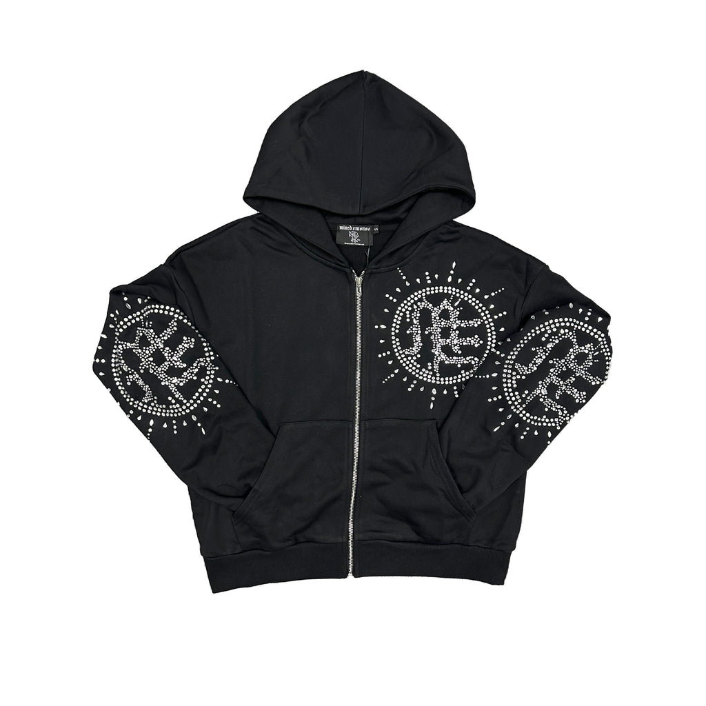 Campera Mixed Emotion ‘Eclipse’ Black Rhinestone