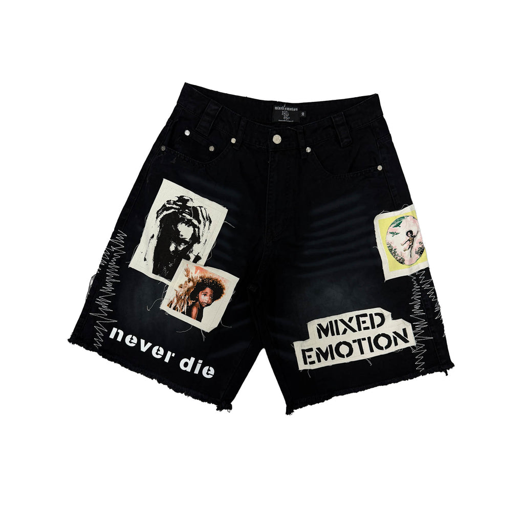 Short Mixed Emotion Black Chaos Carpenter