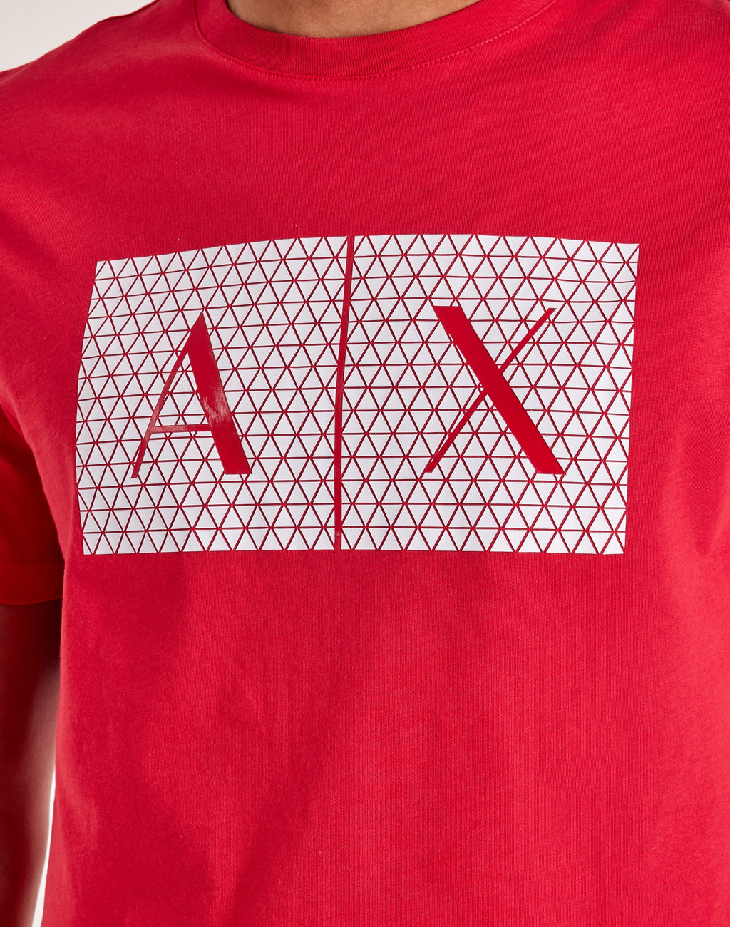 Remera Armani Exchangue roja